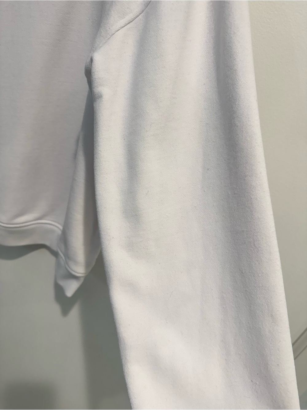 Alo Renown Heavy Weight Emblem Crew Neck Pullover Sweatshirt White Size L - Picture 6 of 7